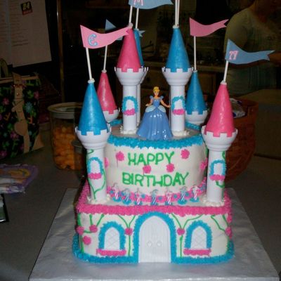 A Cinderella Castle Cake