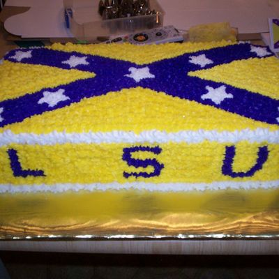 Lsu Going Away Cake
