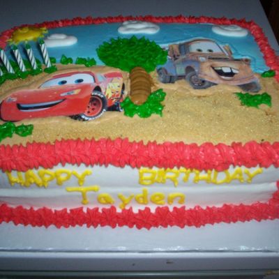 A Cars B-Day Cake