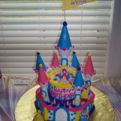 A Princess Castle Cake