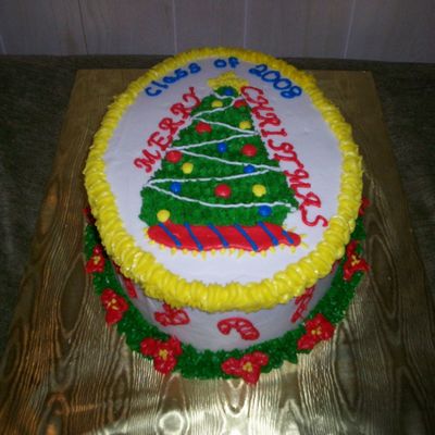 Nursing School Christmas Party Cake
