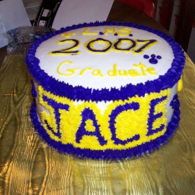 2007 High School Graduation Cake