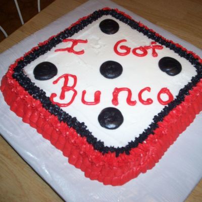 A Bunco Cookie Cake