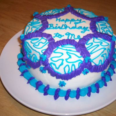 I Made My B-Day Cake So I Put Happy B-Day To Me