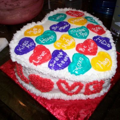 A Valentines Cake