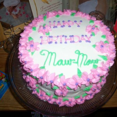 A Birthday Cake For My Maw-Maw
