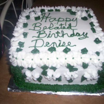 A Belated B-Day Cake