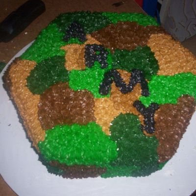 Army Going Away Cake