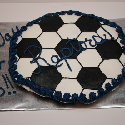Soccer Cupcake Cake