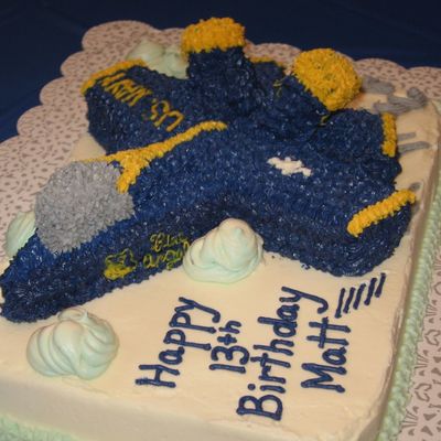 Blue Angels Cake