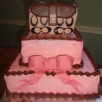 Coach Purse Cake