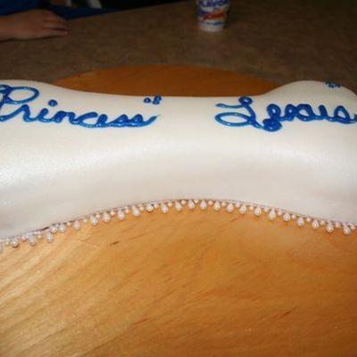 Birthday "bone" Cake