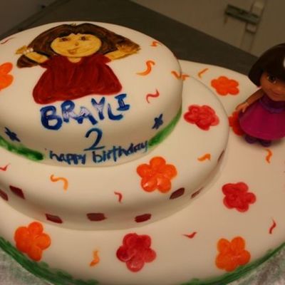 Dora Birthday Cake