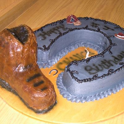 Birthday, Cowboy, Boot, Western