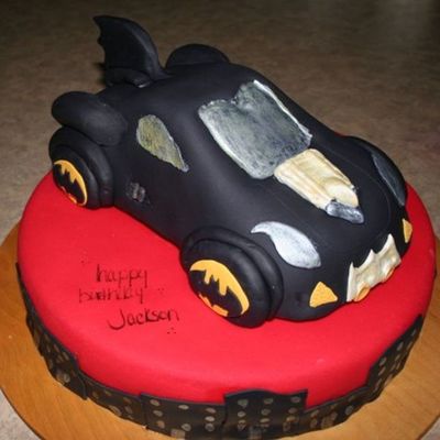 Batman Car Cake