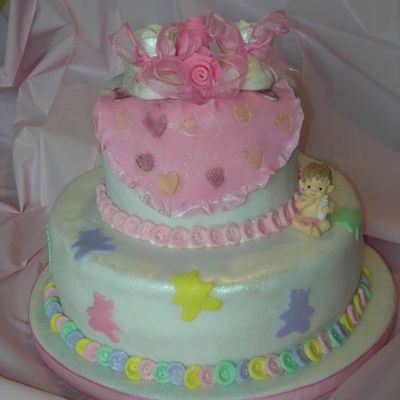 Baby Shower Cake For A Girl.....