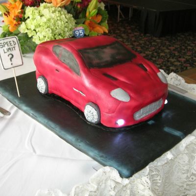 Aston Martin Grooms Cake