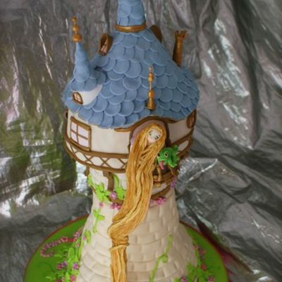 Rapunzel In Her Castle