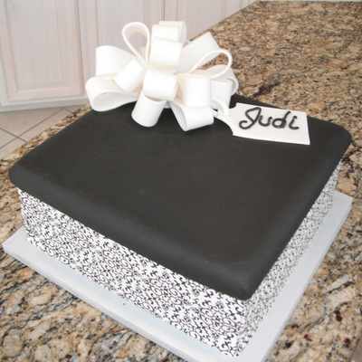 Box Of Chocolates Cake With Cake Ball Chocolates