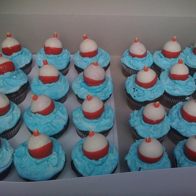 Cupcakes With Cake Ball Bobbers