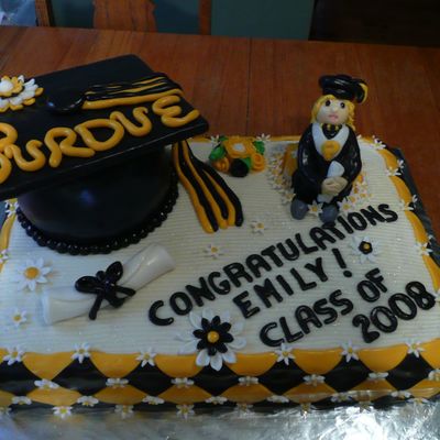 Purdue Graduation Cake