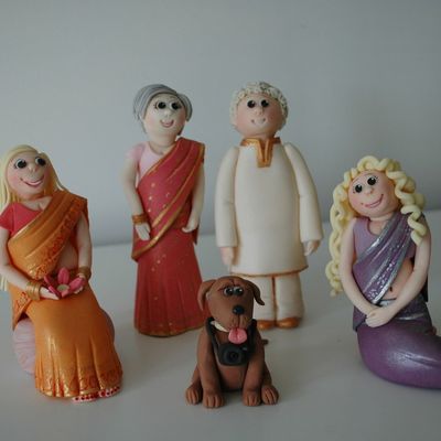 Indian Dress Family Portrait