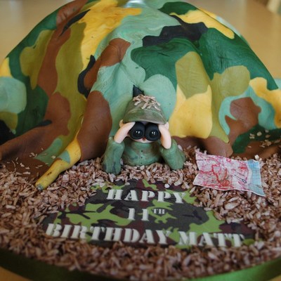 Camoflauge Cake