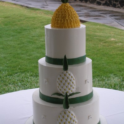 Pineapple Wedding Cake