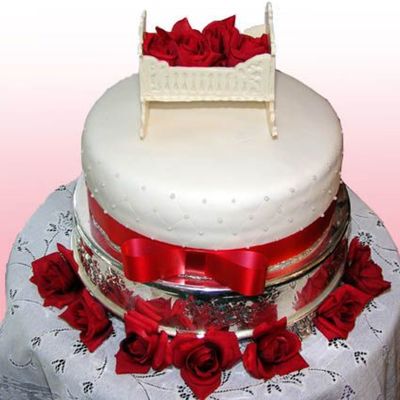 Sisters Baby Shower Cake