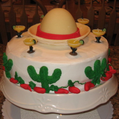 Mexican Fiesta Birthday Cake