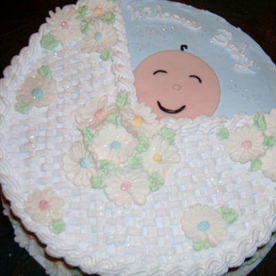 Julies Baby Shower Cake View I