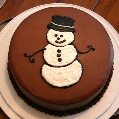 Snowman Cake