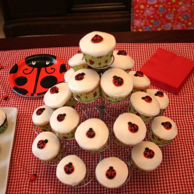 Ladybug Cupcakes