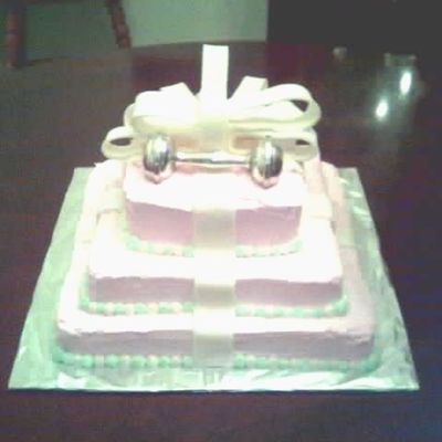 3 Tier Baby Shower Gift Cake