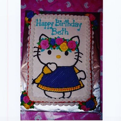 A Clearer Hello Kitty Cake
