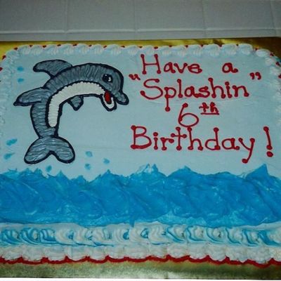 Dolphin Cake