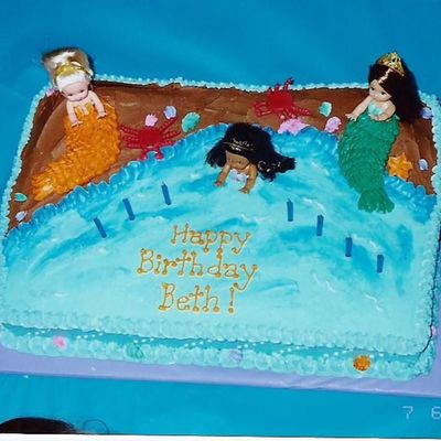 Little Mermaids Cake