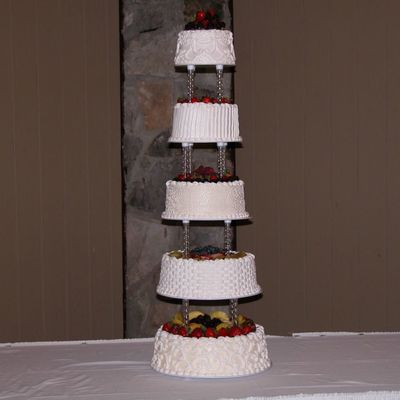 Stabilized Whipped Cream Icing With Fresh Fruit