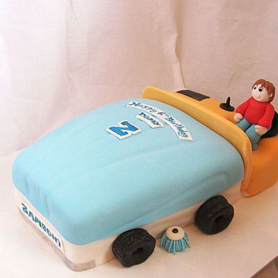 Zamboni Cake