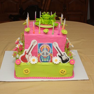 Retro Birthday Cake