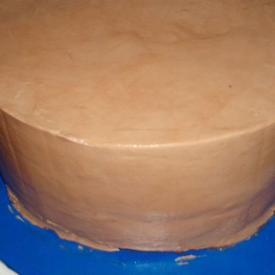 Used Spray To Smooth Cake