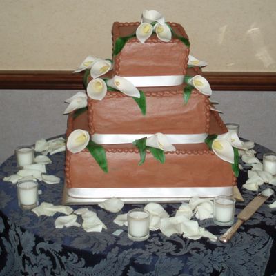 Chocolate With Calla Lilies