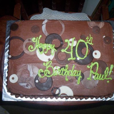 Gent's 40Th Birthday Cake Ii