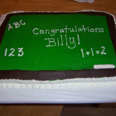 Chalkboard Cake
