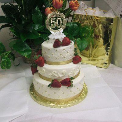 50Th Anniversary Cake