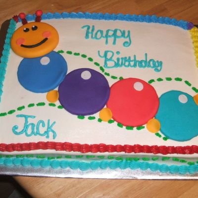 Baby Einstein Caterpillar Cake