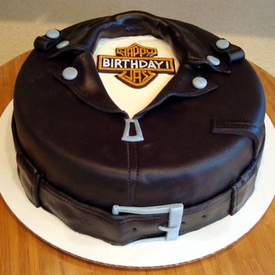 Harley Biker Jacket Cake