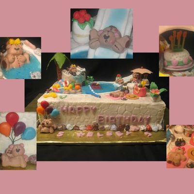 Teddy Bear Swimming Party