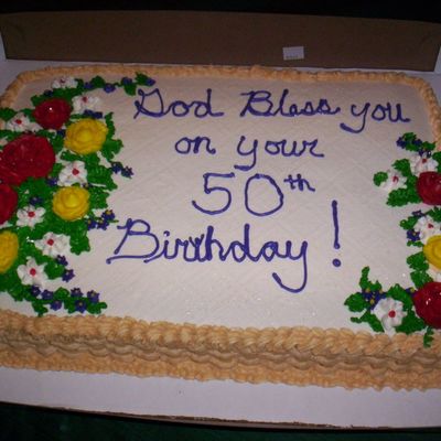 50Th Birthday Cake