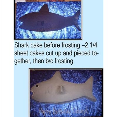 Shark Birthday Cake